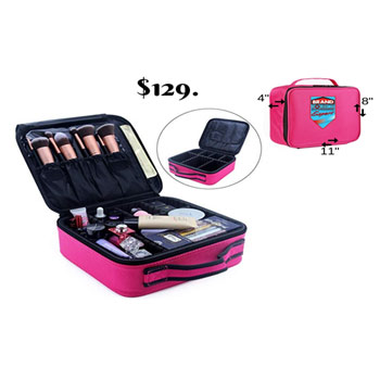 makeup bag with dividers