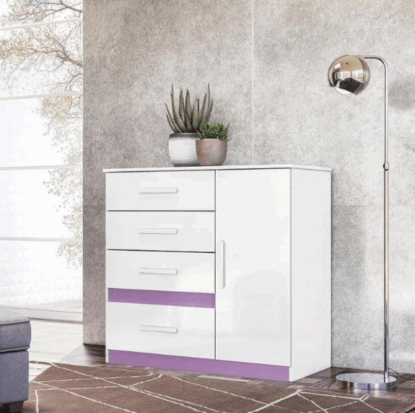 Venus Chest of Drawer - White/Flex - Image 4