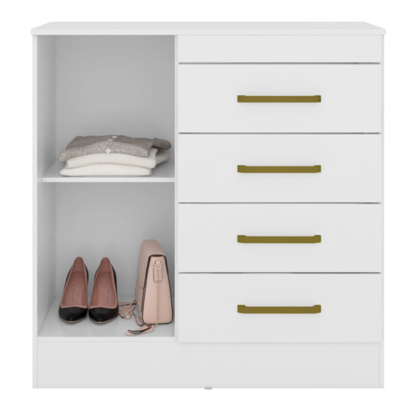 Montevideu Chest of Drawers - White/Flex - Image 3