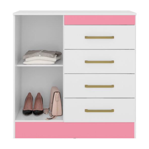 Montevideu Chest of Drawers - White/Flex - Image 4