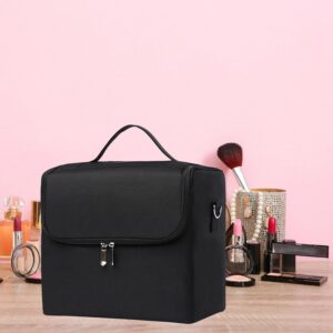 #MB 01-01 Multi-use Fabric Cosmetic Bag - Black