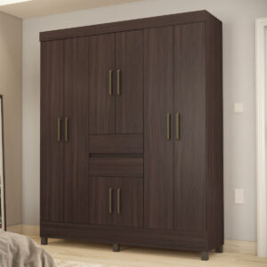 Munique 8 Door Wardrobe - Ebony