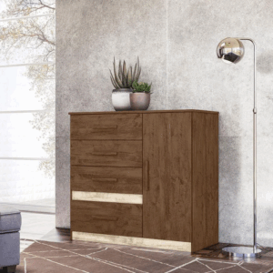 Venus Chest of Drawers - Brown/Hazelnut Flex
