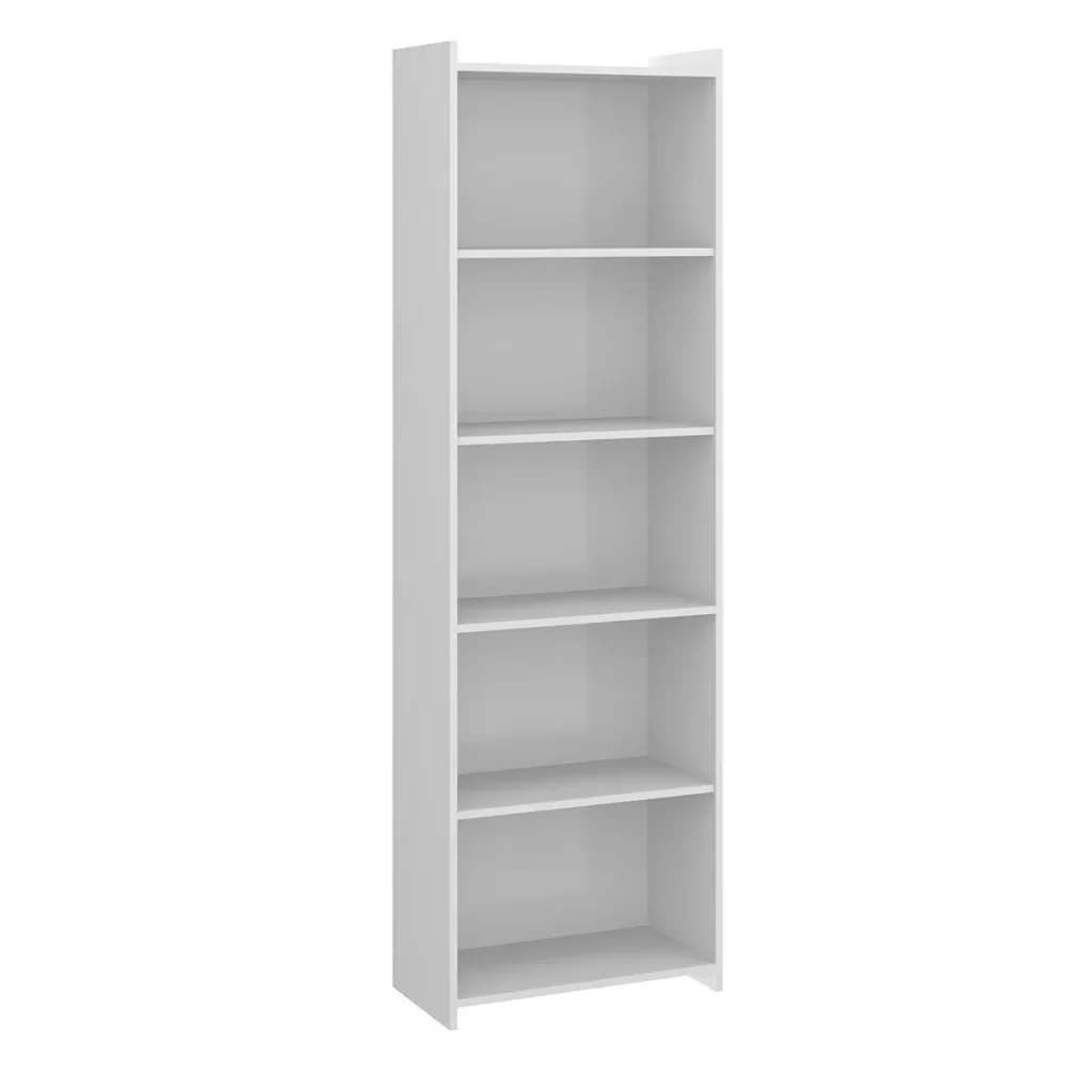 #700.91 5 Tier Bookcase - White - Brand Source