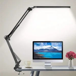 #LP 01-08 12W Black Attachable LED Desk Lamp