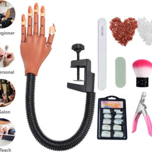 #MN 01-17 Acrylic Nail Practice Hand Set