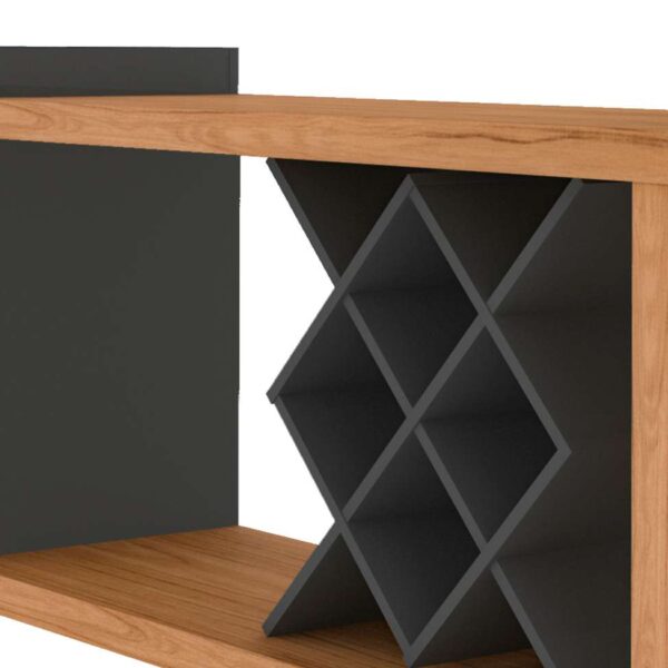 Madrid TV Stand/Bar - Oak/Graphite - Image 5