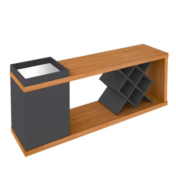 Madrid TV Stand/Bar - Oak/Graphite - Image 4