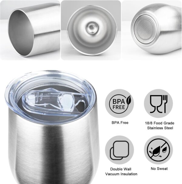 #BT 09-03 12OZ Tumbler Cups With Straw - Image 2