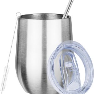 #BT 09-03 12OZ Tumbler Cups With Straw