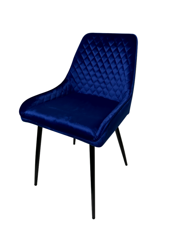 #CH 02-12 Velvet Accent Chair - Violet