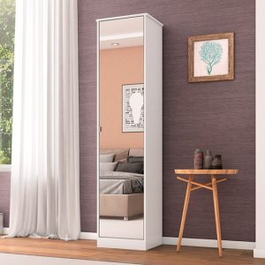 Reflex II 1 Door Multiuse Organizer with Mirror - White