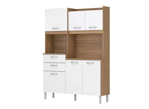 Harmonia Kit Kitchen Cabinet - Almond/White - Image 2
