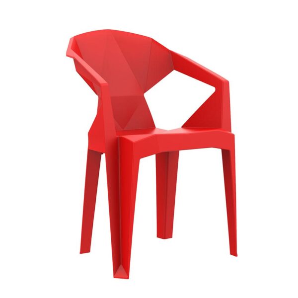 #CH 15-01 Plastic Stackable Chair - 6PCS SET - Image 2
