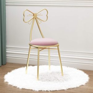 #GZ 04-03 Pink Vanity Bow Chair