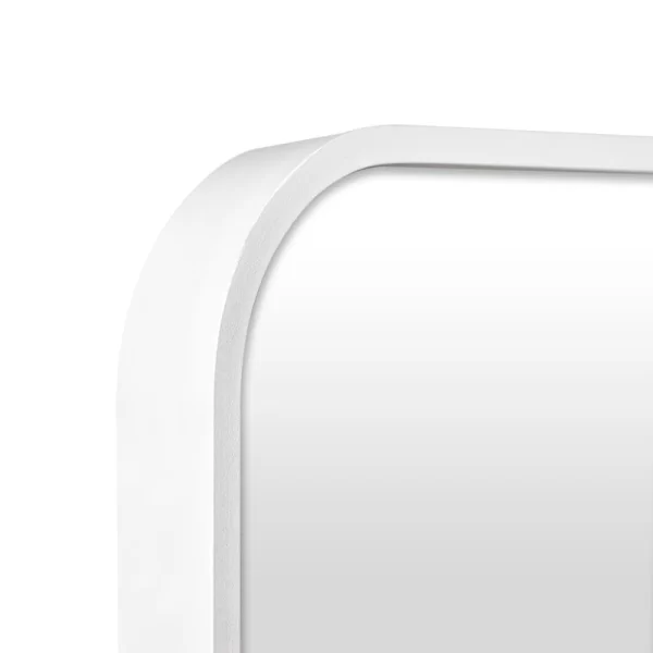 #XM 01-01 White Large Rectangular Full Length Mirror - 25.5" x 66.5" - Image 3