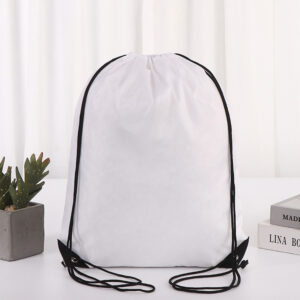 #TK 01-02 Drawstring Bags - 13.75" x 15.75" - White 35PCS Special