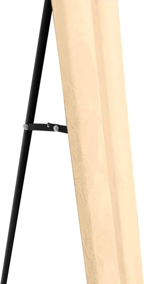 #XM 01-06 Khaki Arched Flannel Full Length Standing Mirror - Image 4