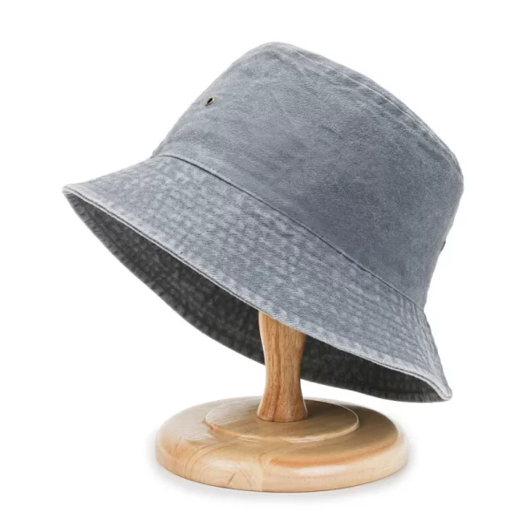 #HT 05-26 Denim Cotton Bucket Hat - Image 3