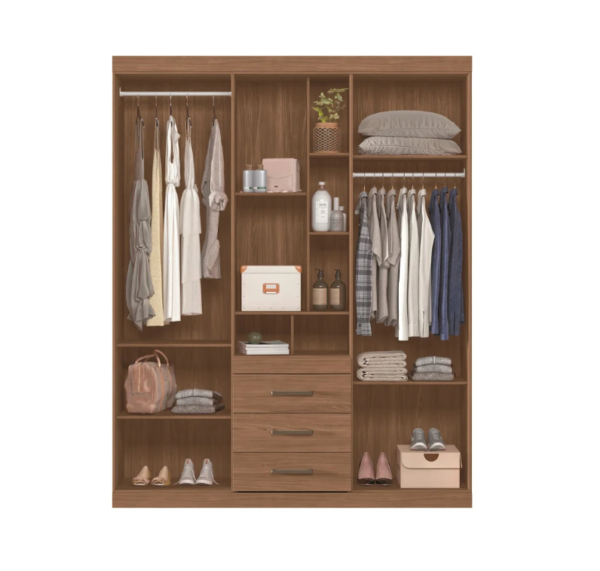 Havana Star 5.3 Wardrobe with Mirror - Jatoba - Image 3