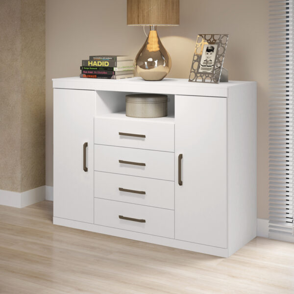 Havana Master Chest of Drawers - White