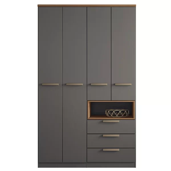 New Conect 4.3 Wardrobe - Jatoba/Graphite - Image 2