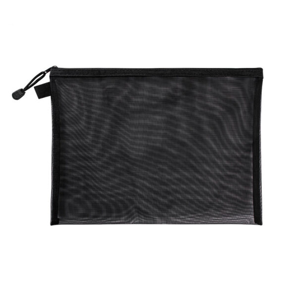 #NG 02-03 Black Mesh Cosmetic Pouch