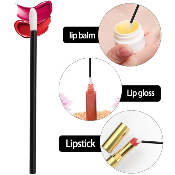 #NG 02-10 50PC Disposable Lip Applicator Brush - Image 3