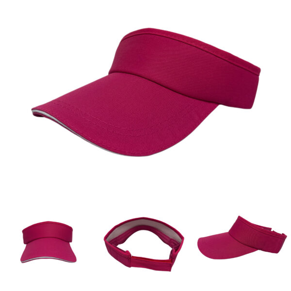 #NG 02-11 Blank Adjustable Sun Visor Hat - 24PCS - Image 10