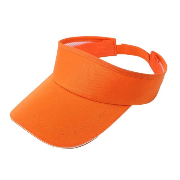 #NG 02-11 Blank Adjustable Sun Visor Hat - Image 4