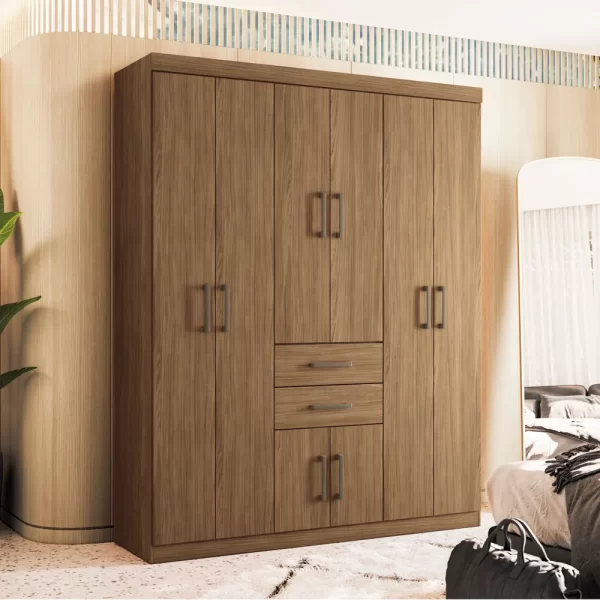 Verona 8.2 Wardrobe - Jatoba