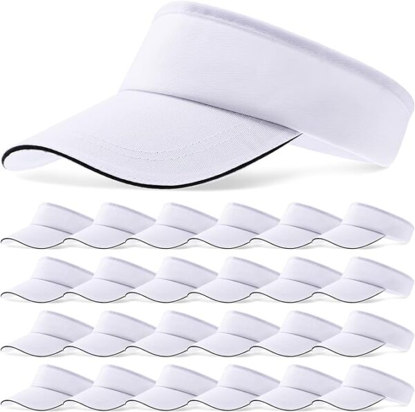 #NG 02-11 Blank Adjustable Sun Visor Hat - 24PCS - Image 7
