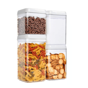 #GZ 01-17 4PC Plastic Airtight Food Storage Container Set