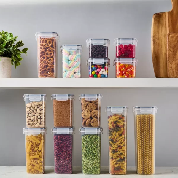 #GZ 01-10 14PC Plastic Airtight Food Storage Container Set - Image 2