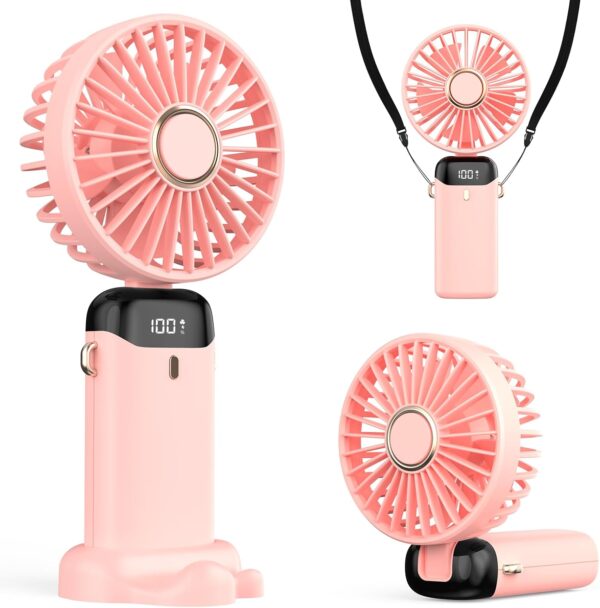 #JY 01-39 Mini 5 Speed Handheld USB Personal Fan - Image 4