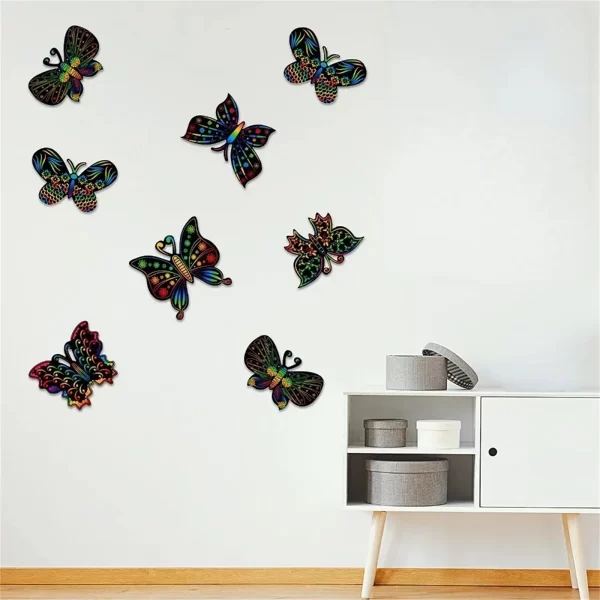 24PCS DIY Scratch to Colour Card Sets - Image 16