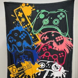 51" x 59" Micro Fleece Kids Gamer Blanket