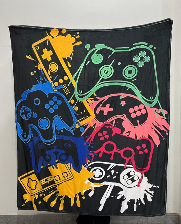 51" x 59" Micro Fleece Kids Gamer Blanket