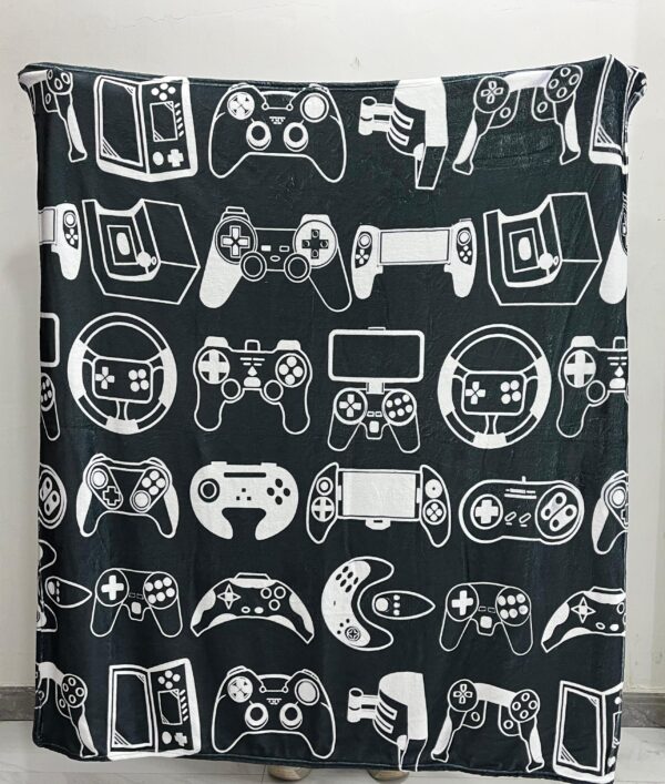 51" x 59" Micro Fleece Kids Gamer Blanket - Image 6