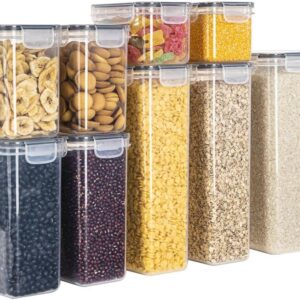 #GZ 01-09 9PC Plastic Airtight Food Storage Container Set