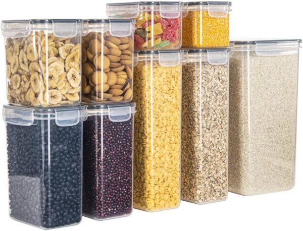 #GZ 01-09 9PC Plastic Airtight Food Storage Container Set