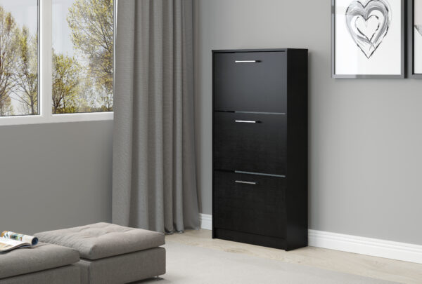 #1035.110 Dakar Oak 3 Door Shoe Cabinet - Image 2
