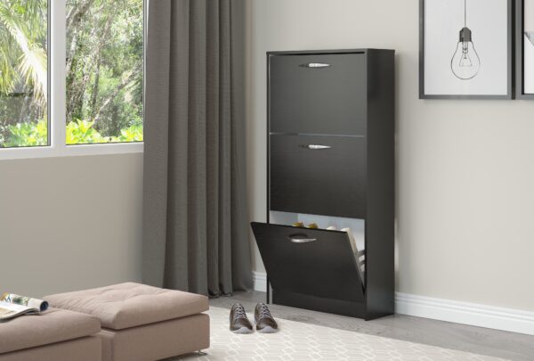 #1035.110 Dakar Oak 3 Door Shoe Cabinet