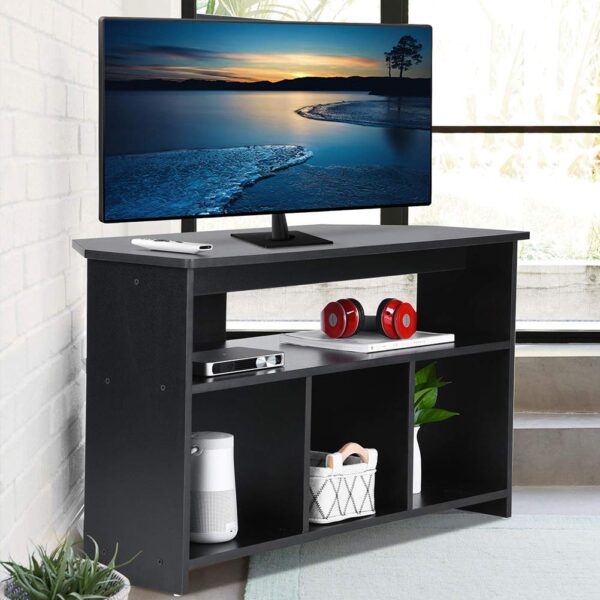 #TV-017 Black TV Stand - Up to a 43" TV