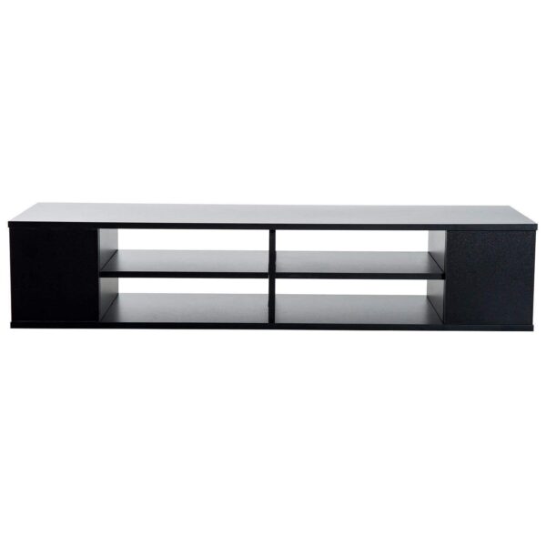 #TV-003BL Wall Mounted TV Console Shelf - Black - Image 7