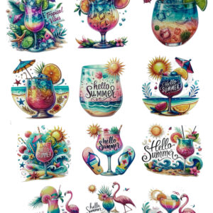 25PCS Mixed Design UV DTF Wraps for Cups