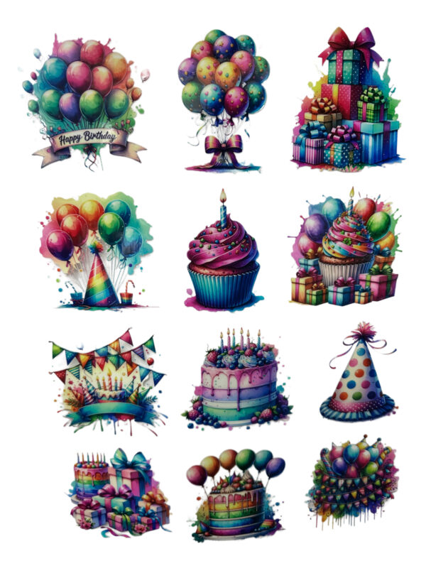 25PCS Mixed Design UV DTF Wraps for Cups - Image 4