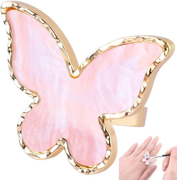 KN 01-32/34- Butterfly Mixing Palette Ring
