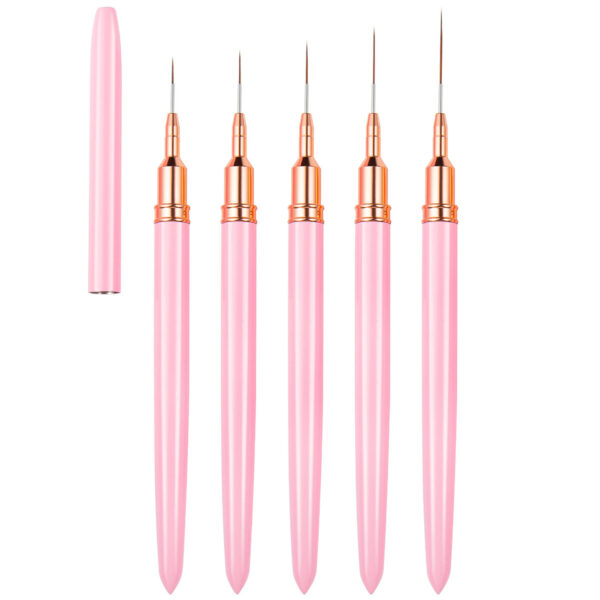 KN 01-58- 5pc Nail Art Liner Brushes