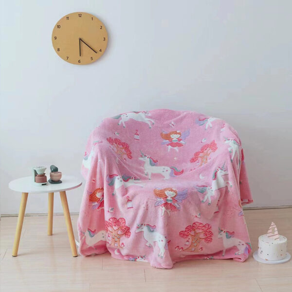 51" x 59" Micro Fleece Kids Glow in the Dark Blanket - Image 19